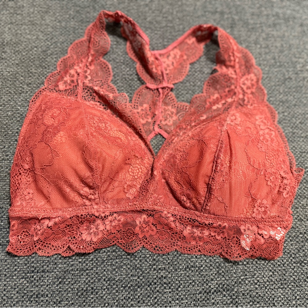 Aerie Copper Lace Bra Intimates